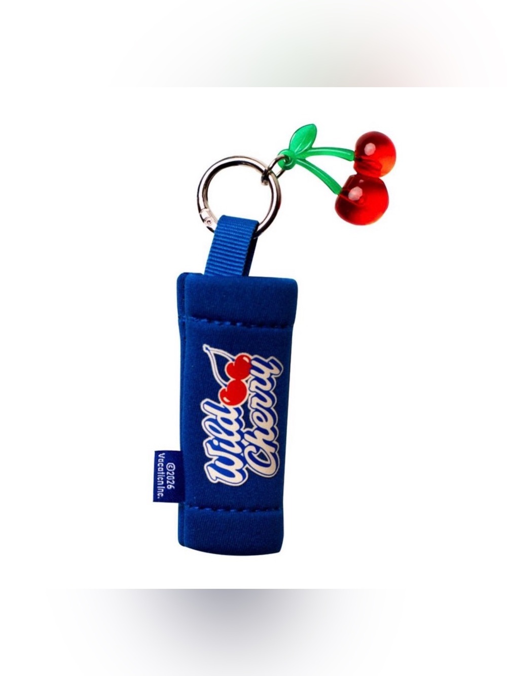 Pepsi Wild Cherry Blue Keychain Holster with Cherry Charm